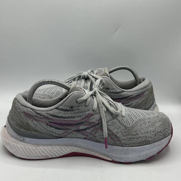 Asics Womens Gel Kayano 29 1012B272 Gray Purple Running Shoes Sneakers Size 11 - Picture 6 of 11